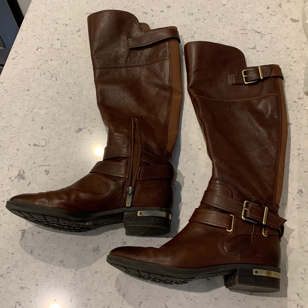 Vince Camuto knee high riding style boots